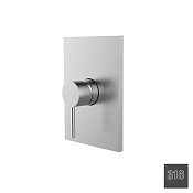 Almar Core Square Смеситель для душа, внешняя часть на 1 потребит., цвет: 316 brushed absolute black E186581.AB316