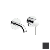 Almar Round Смеситель для раковины, внешняя часть, цвет: matt black E210052.MB