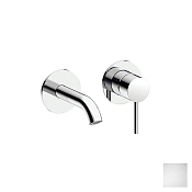 Almar Round Смеситель для раковины, внешняя часть, цвет: matt white E210052.MW