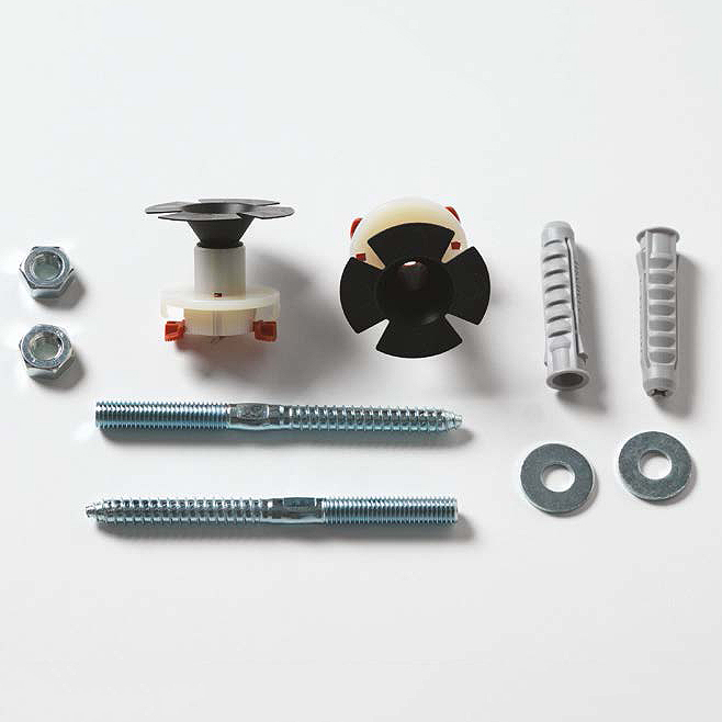 ArtCeram Комплект креплений для подвесных раковин, цвет: chrome ACA007