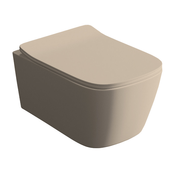 ArtCeram A16 Унитаз подвесной 36x52 см, смыв торнадо, покрытие Saniglaze, цвет: sand ASV006 59 00
