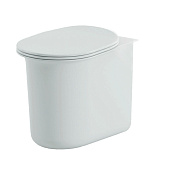 ArtCeram Chic Унитаз приставной безободковый 38x53 см, цвет: matt white CHV002 05 00
