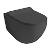 ArtCeram File 2.0 Унитаз подвесной 37x52 см, смыв торнадо, покрытие Saniglaze, цвет: glossy black FLV006 03 00