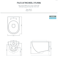 ArtCeram File 2.0 Унитаз подвесной 37x52 см, смыв торнадо, покрытие Saniglaze, цвет: grey olive FLV006 15 00