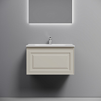 Sancos Very Тумба под раковину, подвесная 69х44,5х40,6h см, один ящик с доводчиком, цвет: beige soft VR70CE