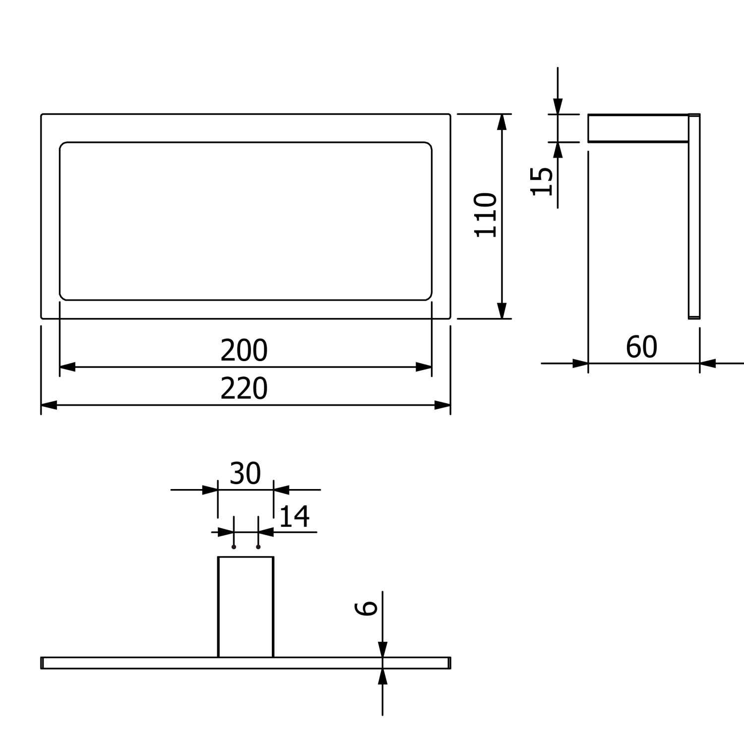 Kludi Vela C Держатель туалетной бумаги открытый, подвесной, цвет: хром 3197805