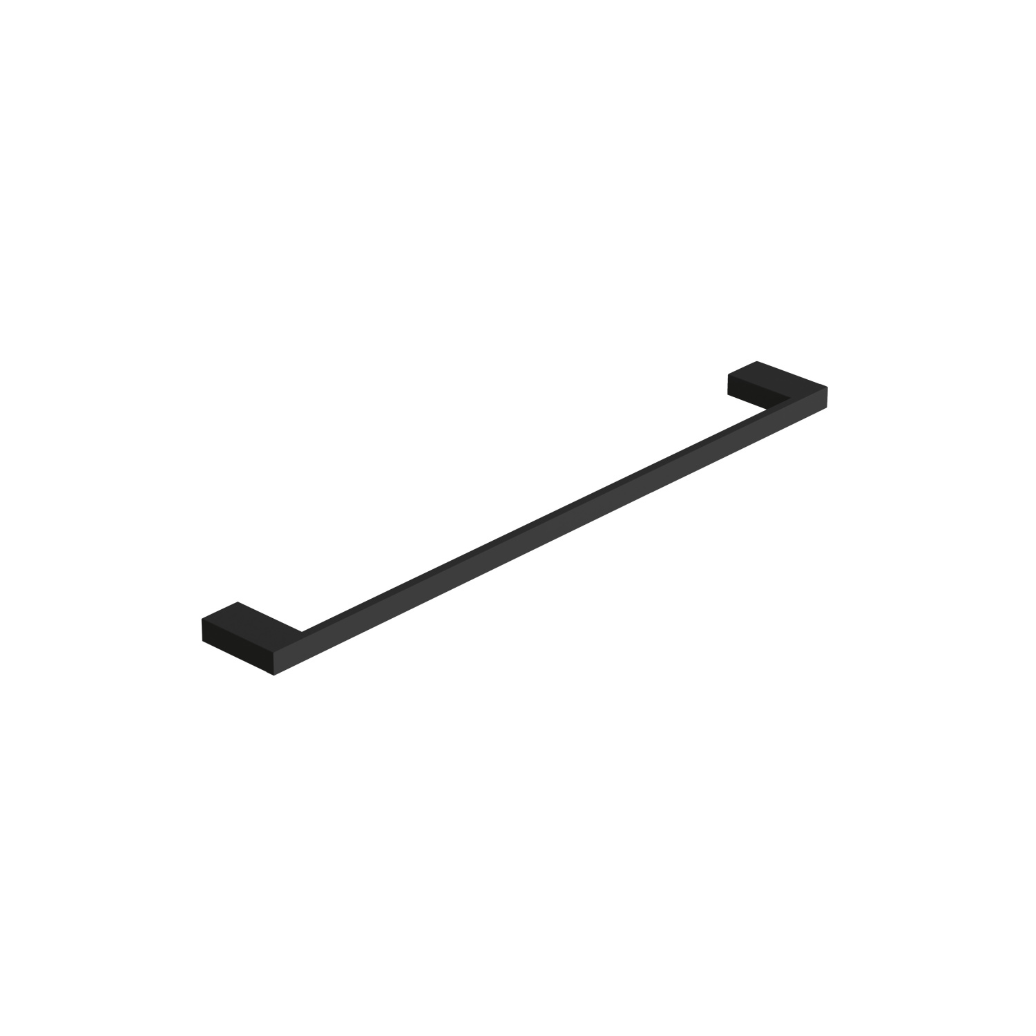 Kludi Vela C Полотенцедержатель 48 см, подвесной, цвет: черный матовый 3198039