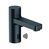 Kludi Zenta SL Электронный смеситель для раковины, сенсор, без д/к, длина излива 12 см, цвет: черный 3820039