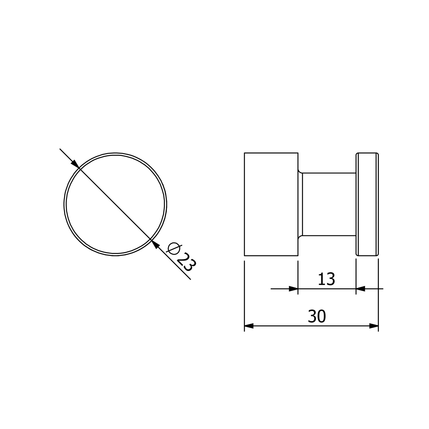 Kludi Vela R Крючок для полотенца, подвесной, цвет: черный матовый 5898439