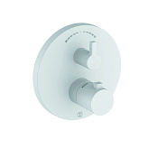 Kludi Nova Fonte Puristic Смеситель для душа термостатический на 2 потреб., встр., цвет: белый 208305315