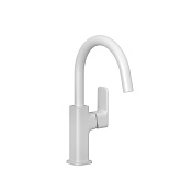 Kludi Renon Смеситель для раковины, c д/к, длина излива 18 см, цвет: белый матовый 420275375