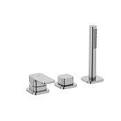 Kludi Renon Смеситель на борт ванны, с ручным душем, цвет: хром 424470575