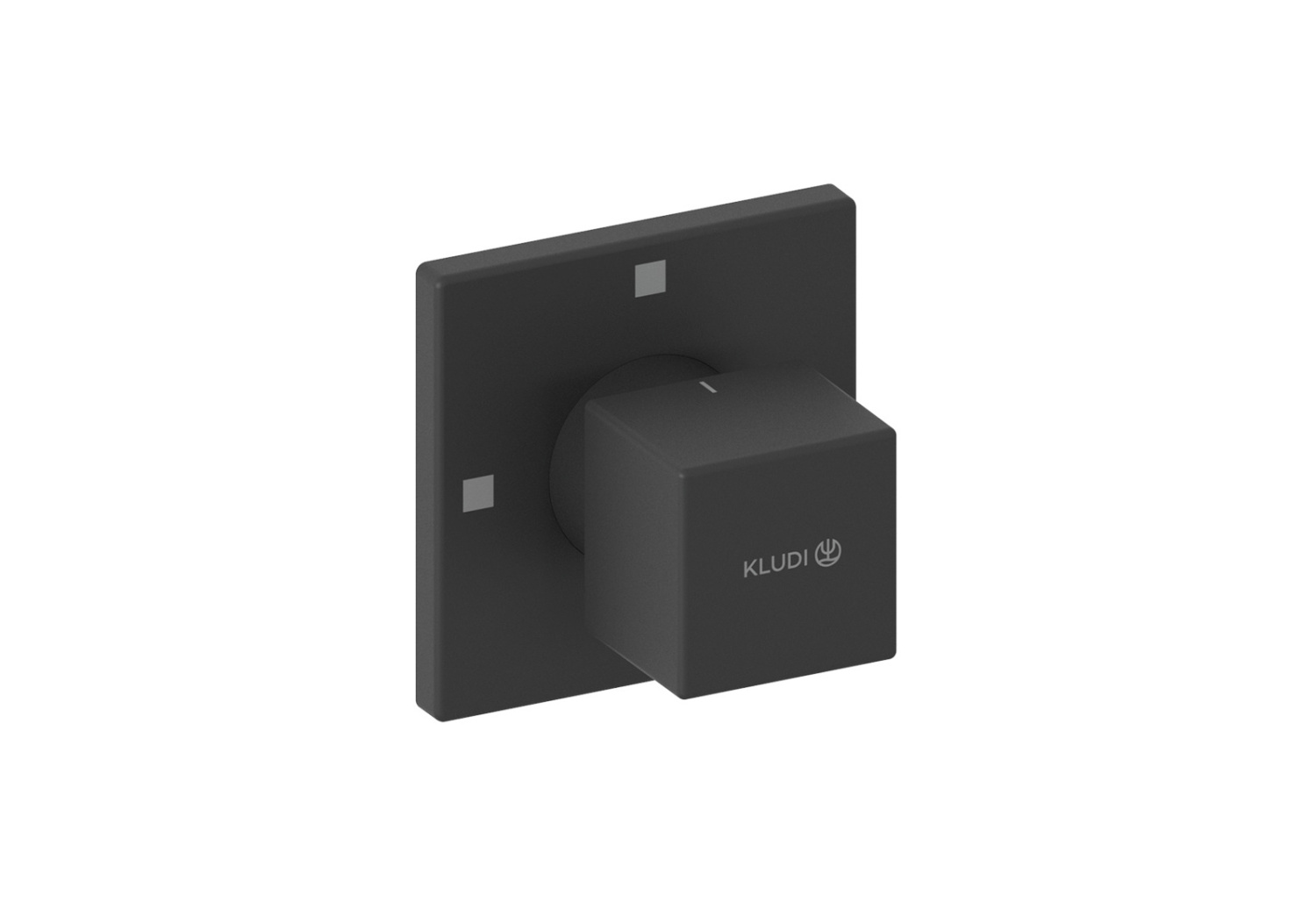 Kludi Decus Переключатель потоков встраиваемый для душа, на 3 потребителя, цвет: черный матовый 548463975