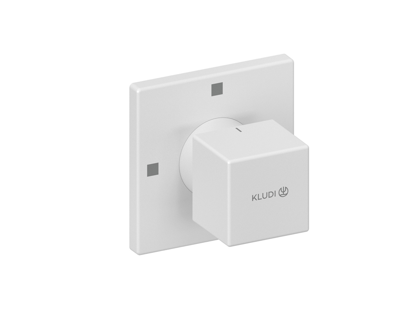 Kludi Decus Переключатель потоков встраиваемый для душа, на 3 потребителя, цвет: белый матовый 548465375