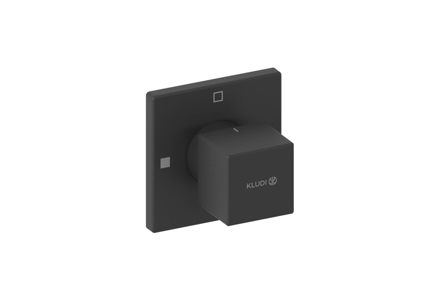 Kludi Decus Переключатель потоков встраиваемый для душа, на 3 потребителя, цвет: черный матовый 548473975