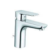 Kludi Pure&Style Смеситель для раковины, c д/к, длина излива 12 см, цвет: хром 402930575WR4