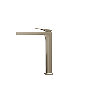 Kludi Decus Смеситель для раковины, без д/к, длина излива 24 см, цвет: брашированное золото 54298N075