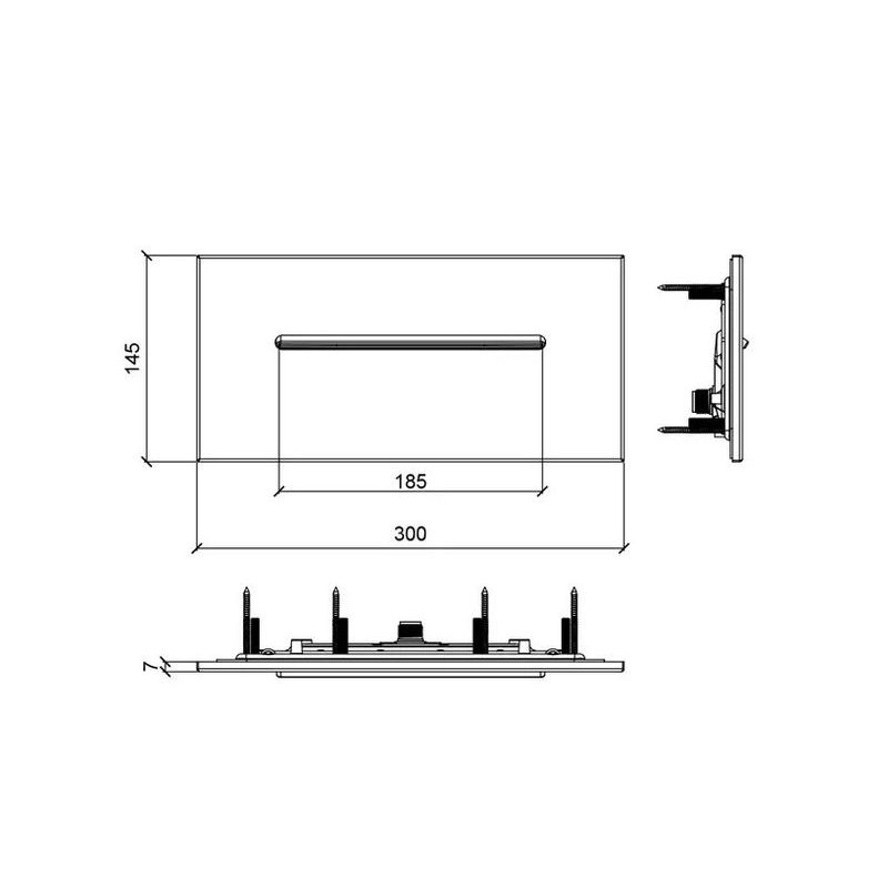 Almar Waterfalls Излив настенный каскадный для душа, цвет: chrome E003195.CR