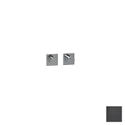 Almar Modular Square Термостат для душа, внешняя часть на 1 потр., цвет: PVD brushed absolute black E180181.AB