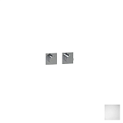 Almar Modular Square Термостат для душа, внешняя часть на 1 потребитель, цвет: matt white E180181.MW