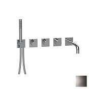 Almar Modular Square Термостат для ванны с изливомиручным душем, внешняя часть, цвет: chrome E180186.CR