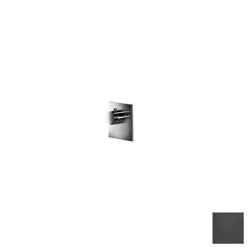 Almar High Flow Square Термостат для душа, внешняя часть на 1 потр, цвет: PVD brushed absolute black E180281.AB