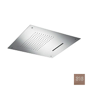 Almar Square 500 Потолочный душ 49,8х49,8 см, встраиваемый, 2 режима, цвет: 316 PVD brushed copper E044109.CO316