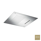 Almar Square 500 Потолочный душ 49,8х49,8 см, встраиваемый, 2 режима, цвет: 316 brushed high brass E044109.HB316