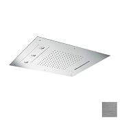 Almar Rectangular Потолочный душ 63х48 см встраиваемый, 3 режима, цвет: brushed stainless steel E044189.BS