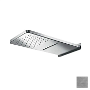 Almar Kuky Верхний душ с кронштейном настенным 31х59,3 см, 2 режима, цвет: brushed stainless steel E044194.BS