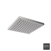 Almar Square Верхний душ без кронштейна 20х20 см, 1 режим, цвет: 316 PVD brushed absolute black E044209.AB316