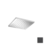 Almar Square Верхний душ без кронштейна 25х25 см, 1 режим, цвет: PVD brushed absolute black E044229.AB