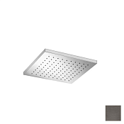 Almar Square Верхний душ без кронштейна 25х25 см, 1 режим, цвет: PVD brushed gun metal E044229.GM