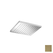 Almar Square Верхний душ без кронштейна 25х25 см, 1 режим, цвет: PVD brushed high brass E044229.HB