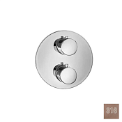 Almar Core Round Термостат для душа, внешняя часть на 2 потребителя, цвет: 316 PVD brushed copper E176832.CO316