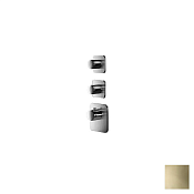 Almar High Flow Kuky Термостат для душа, внешняя часть на 2 потребителя, цвет: PVD polished gold E180002.GO