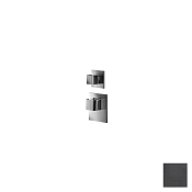 Almar High Flow Square Термостат для душа, внешняя часть, 1 потребит., цвет: brushed absolute black E180021.AB