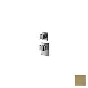 Almar High Flow Square Термостат для душа, внешняя часть на 1 потребитель, цвет: brushed high brass E180021.HB