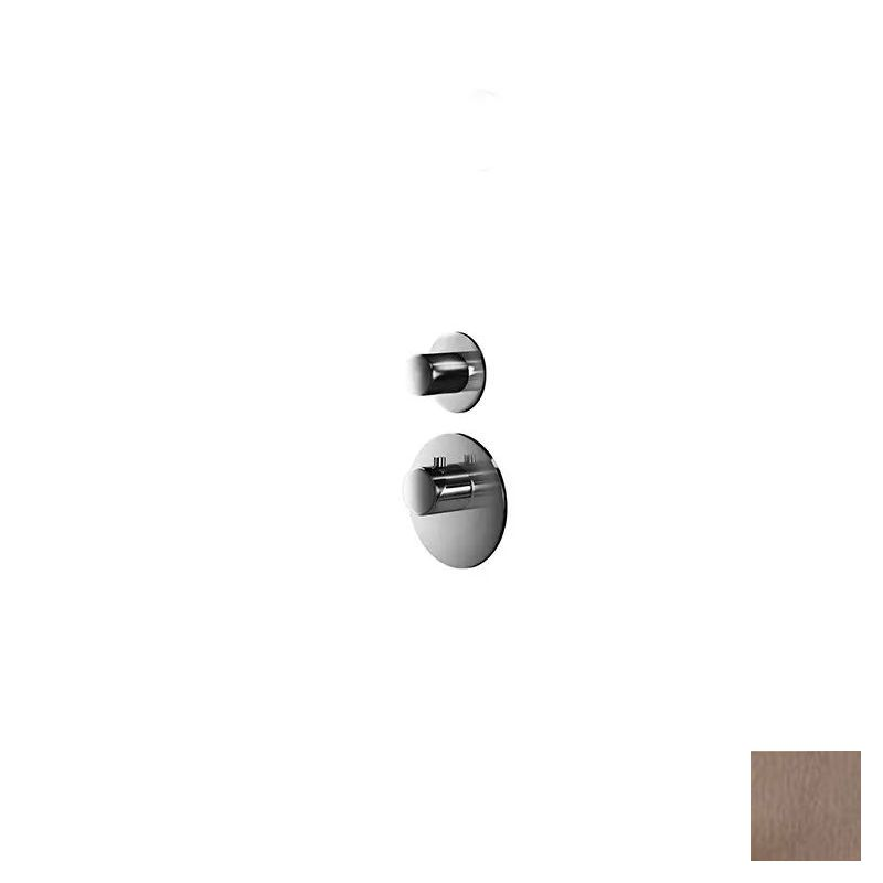 Almar High Flow Round Термостат для душа, внешняя часть на 1 потребителя, цвет: PVD brushed copper E180031.CO