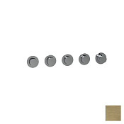 Almar Modular Round Термостат для душа, внешняя часть на 4 потребителя, цвет: PVD brushed high brass E180440.HB