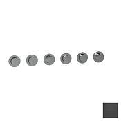 Almar Modular Round Термостат для душа, внешняя часть на 5 потребит., цвет: brushed absolute black E180441.AB