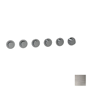 Almar Modular Round Термостат для душа, внешняя часть на 5 потребителей, цвет: nickel brushed E180441.NB