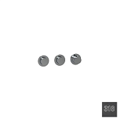 Almar Modular Round Термостат для душа, внешняя часть, 2 потреб., цвет: 316 brushed absolute black E180442.AB316