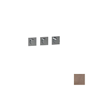 Almar Modular Square Термостат для душа, внешняя часть на 2 потребителя, цвет: PVD brushed copper E180492.CO