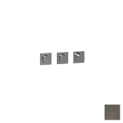 Almar Modular Square Термостат для душа, внешняя часть на 2 потребителя, цвет: PVD brushed gun metal E180492.GM