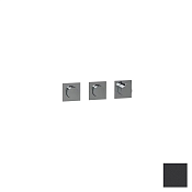 Almar Modular Square Термостат для душа, внешняя часть на 2 потребителя, цвет: matt black E180492.MB