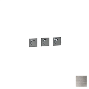 Almar Modular Square Термостат для душа, внешняя часть на 2 потребителя, цвет: nickel brushed E180492.NB