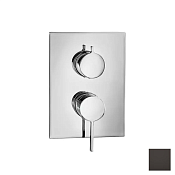 Almar Core Square Смеситель для душа, внешняя часть на 2 потребителя, цвет: PVD polished deep black E186572.DB