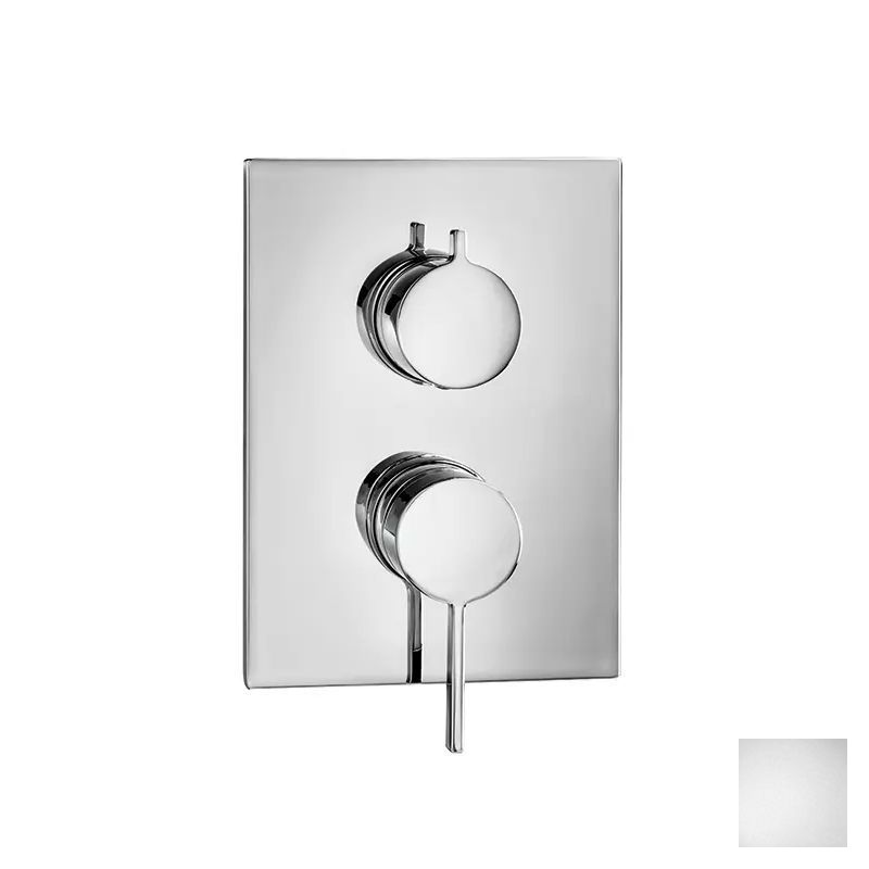 Almar Core Square Смеситель для душа, внешняя часть на 2 потребителя, цвет: matt white E186572.MW