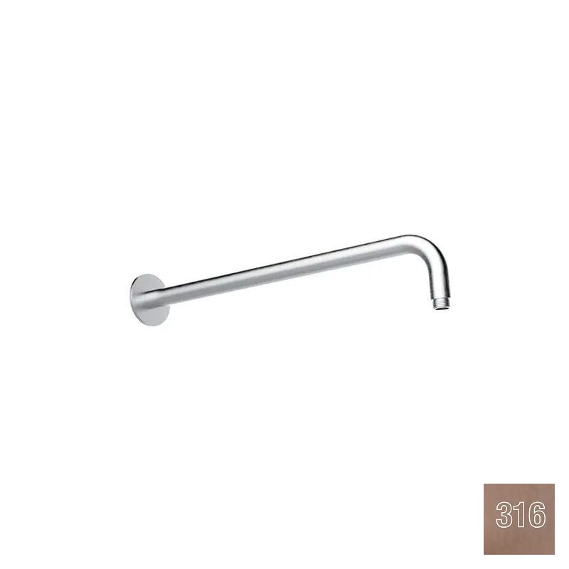 Almar Round Кронштейн для верхнего душа наст. 45 см, цвет: 316 PVD brushed copper E021103.CO316